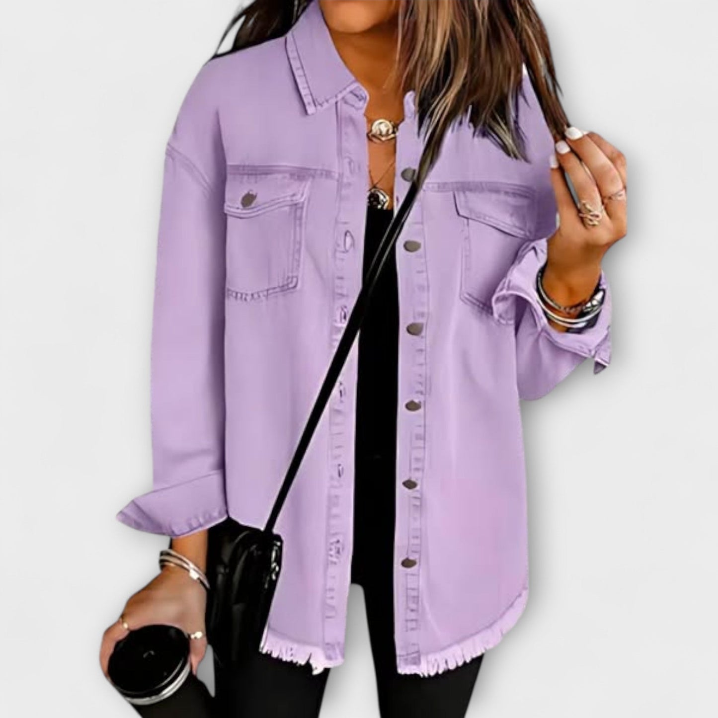 Veyra – Modisches legeres Jeanshemd