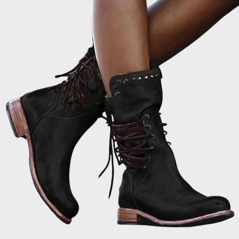 Rhea – Robuste Schnürstiefeletten