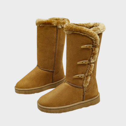 Nova – Kuschelige Winterstiefel mit Knopfverschluss