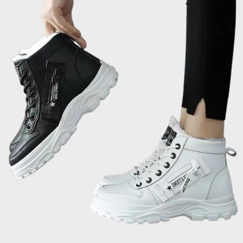 Lexi – Chunky High-Top-Stiefel mit Reißverschluss