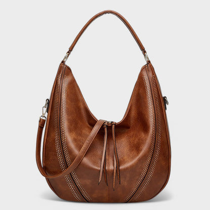 Nora. - Bohemian Hobo-Tasche mit Geldbörse