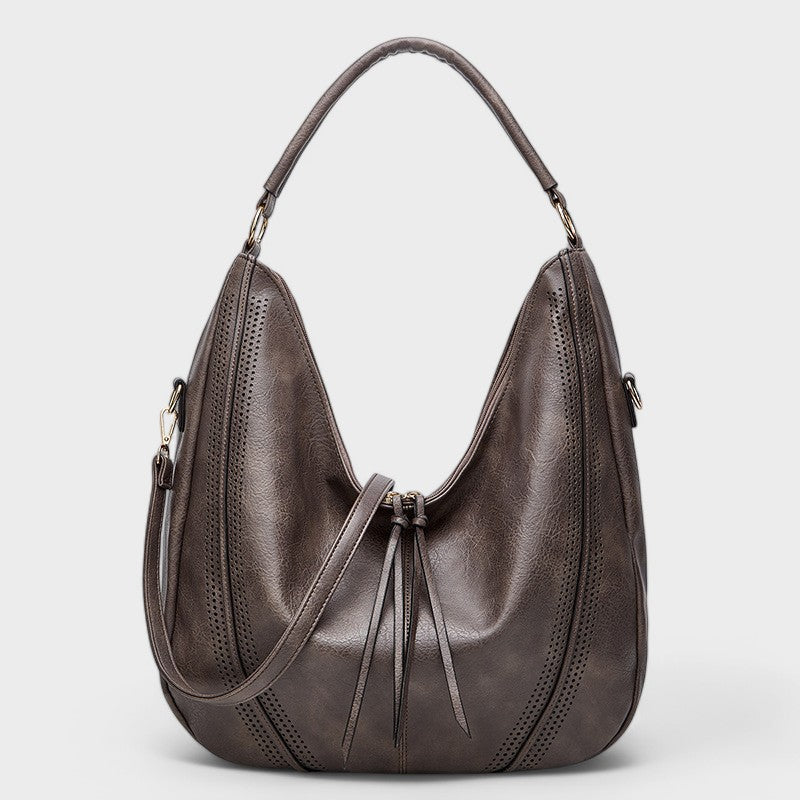 Nora. - Bohemian Hobo-Tasche mit Geldbörse