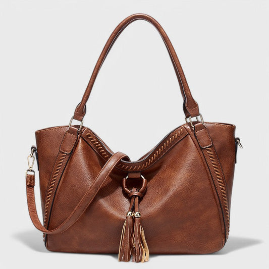 Nora. - Elegante Tasche mit Quaste