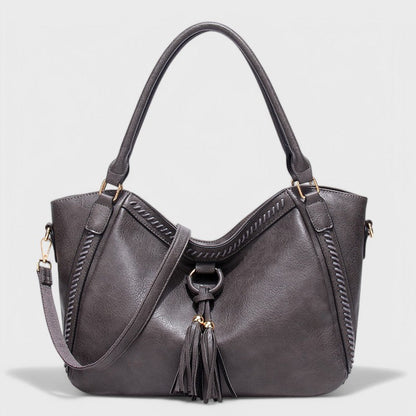 Nora. - Elegante Tasche mit Quaste
