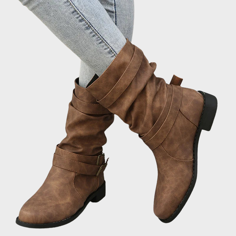 Tessa – Lässige Stiefeletten mit Schnalle