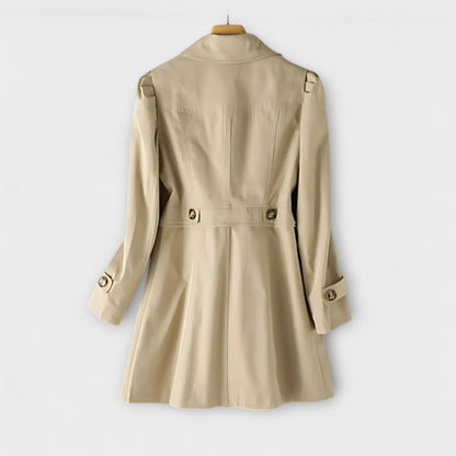 Elara – Zweireihiger Trenchcoat