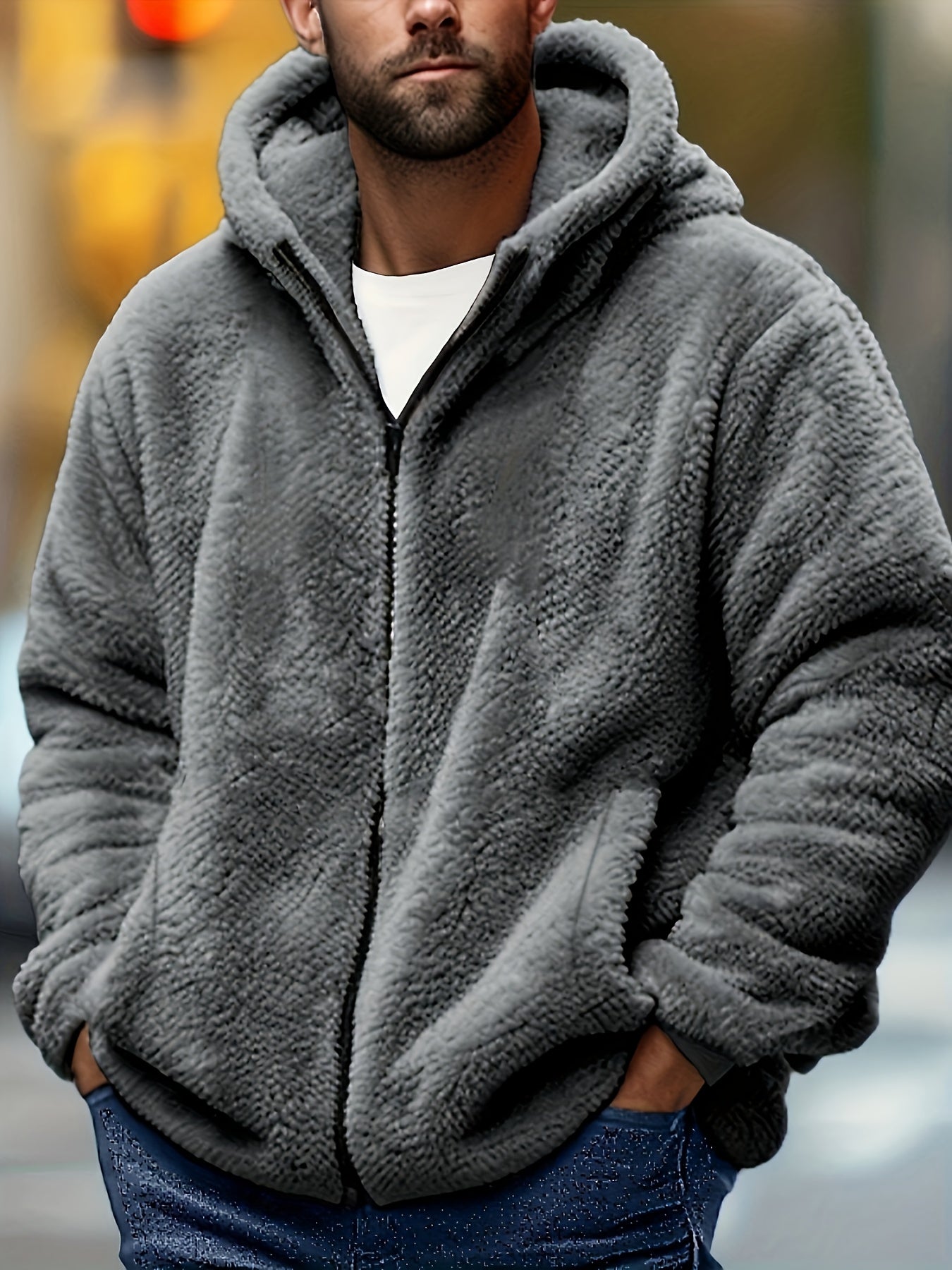 Huber - Fleece Kapuzenjacke