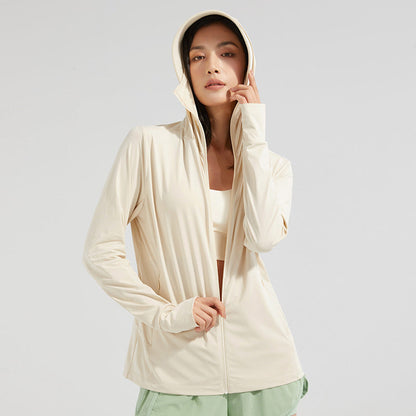 UV-Schutz Kapuzenjacke mit Abnehmbarem Gesichtsschutz – Perfekt für den Sommer