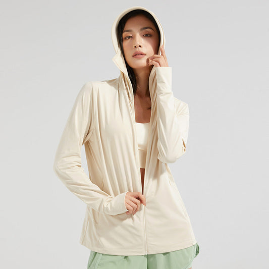 UV-Schutz Kapuzenjacke mit Abnehmbarem Gesichtsschutz – Perfekt für den Sommer