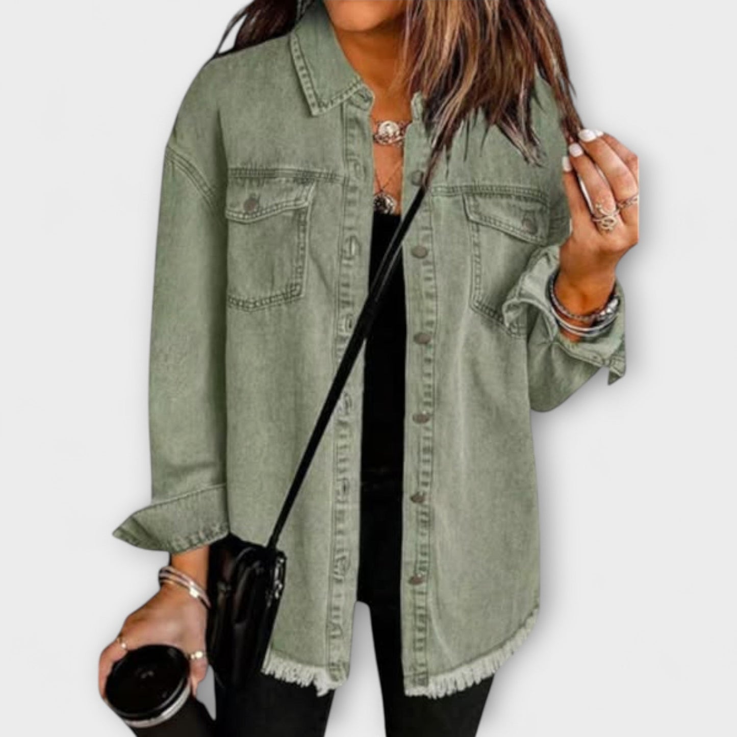 Veyra – Modisches legeres Jeanshemd