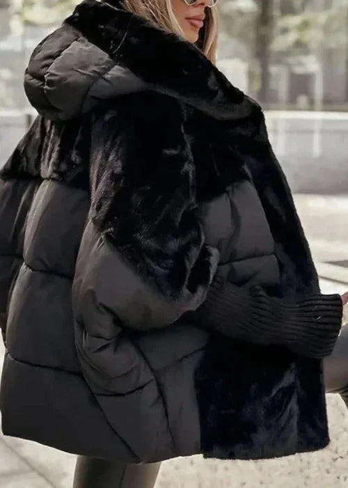 Aylina - Damen-Winter Fleece jacke – Eleganter Luxus mit Kuschelfaktor