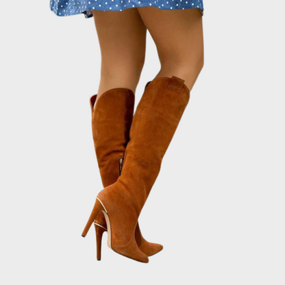 Luna – Moderne kniehohe Stiefel