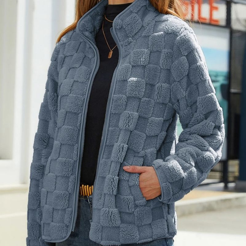 Valentine - Karierte Winterjacke für Damen