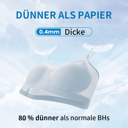 Nahtloser & ultradünner Sommer-Komfort-BH aus Eisseide in Übergröße