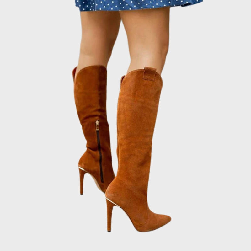 Luna – Moderne kniehohe Stiefel