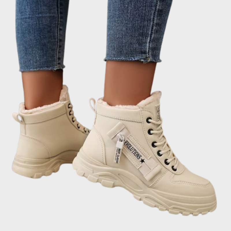 Lexi – Chunky High-Top-Stiefel mit Reißverschluss