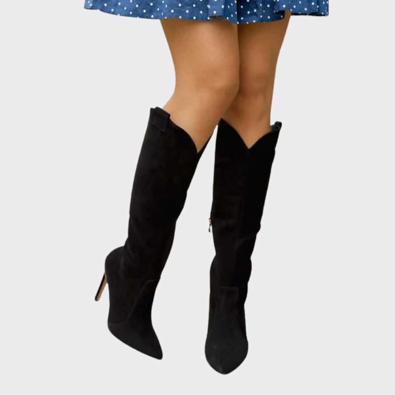 Luna – Moderne kniehohe Stiefel