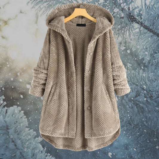 Damen-Winterjacke mit Kapuze und warmem Innenfutter | Ideal für Herbst und Winter