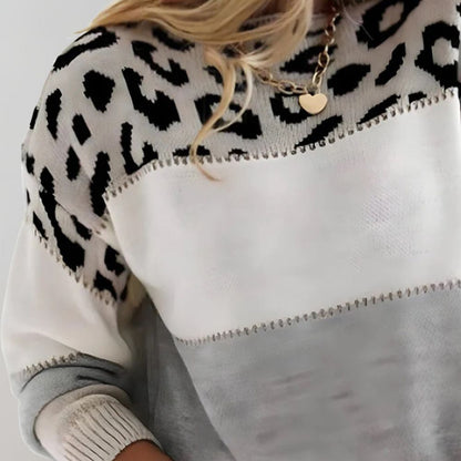 Cheyenne - Leopard-Print Freizeit Hoodie