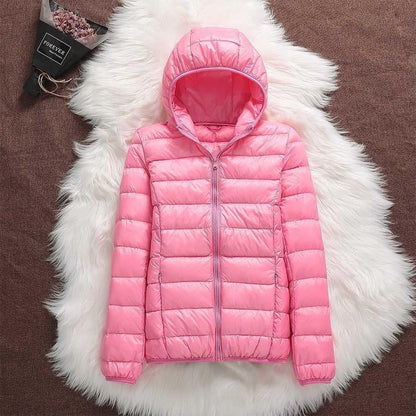Nord - Neue Jacke mit weißen Entenfedern