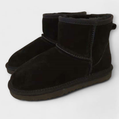 Echte Leder Ankle Snow Boots