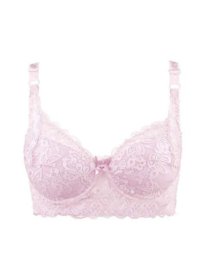 THARAH VIOLETTA – Spitze-Bralette mit Bügel & Stickerei