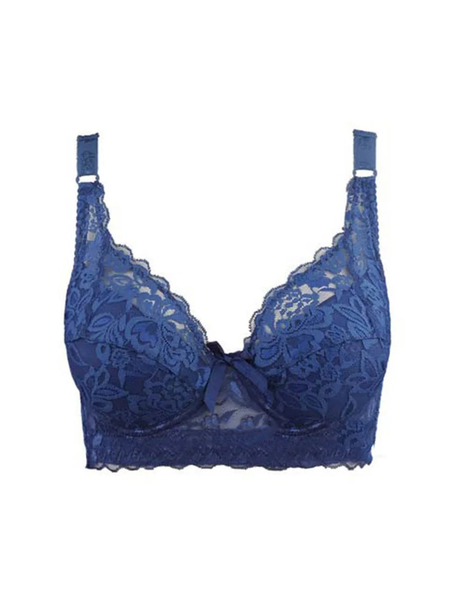THARAH VIOLETTA – Spitze-Bralette mit Bügel & Stickerei