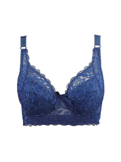 THARAH VIOLETTA – Spitze-Bralette mit Bügel & Stickerei