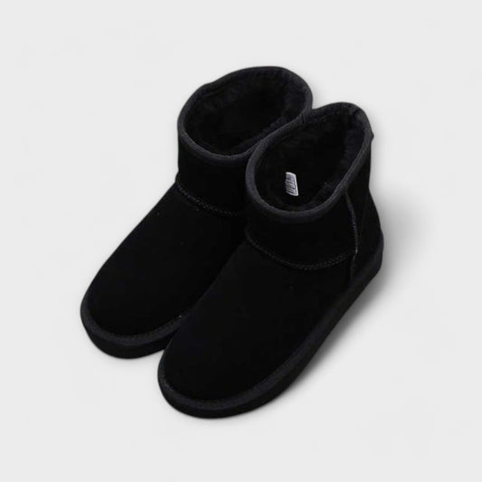 Echte Leder Ankle Snow Boots