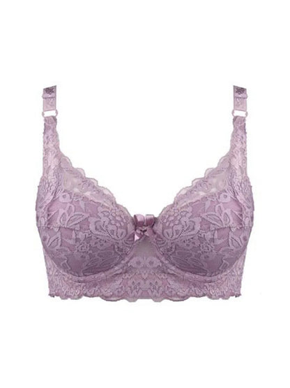 THARAH VIOLETTA – Spitze-Bralette mit Bügel & Stickerei