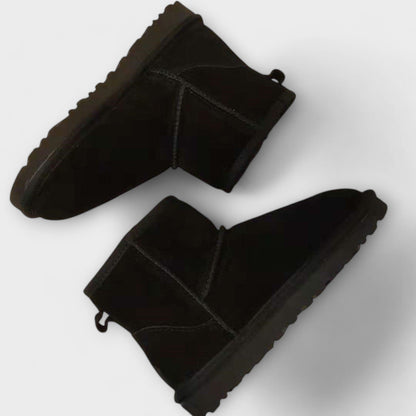 Echte Leder Ankle Snow Boots