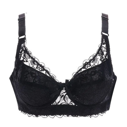 THARAH VIOLETTA – Spitze-Bralette mit Bügel & Stickerei