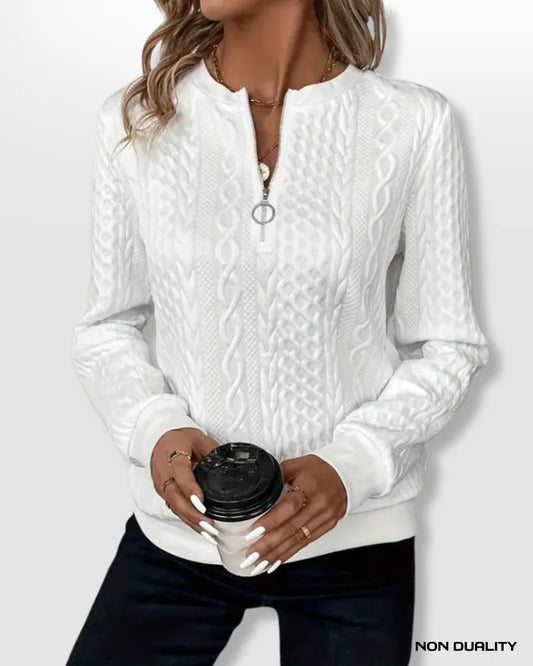 Non-Dualität Zip-Up Sweatshirt