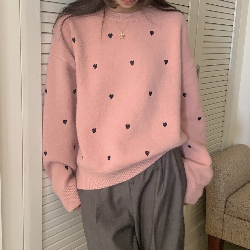 CARMELLE - Charmanter Pullover mit Winterherz