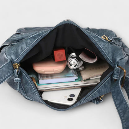 Nora. - Alte Schule Leder Tasche