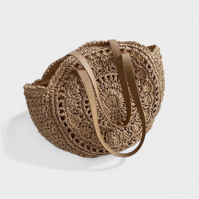 Nora. – Handgewebte Strandtasche