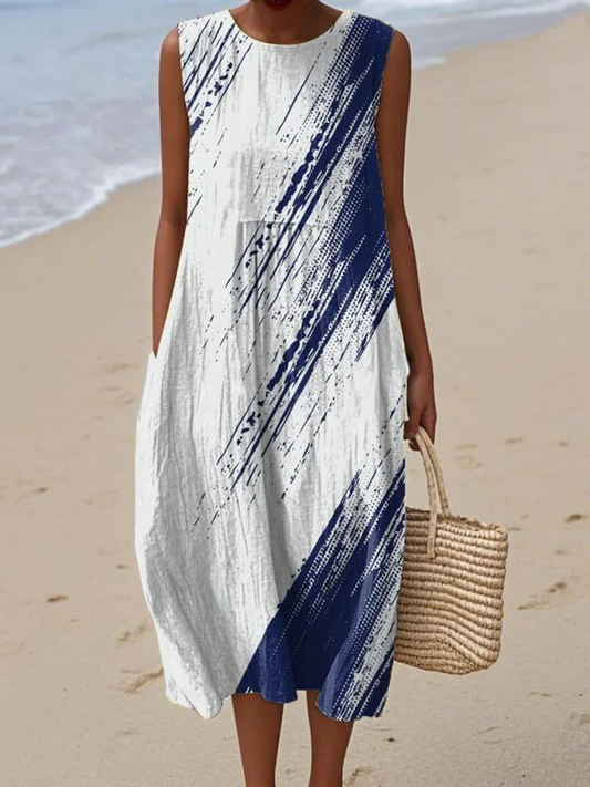 Elena™ - Alltags Elegante Midi-Kleid