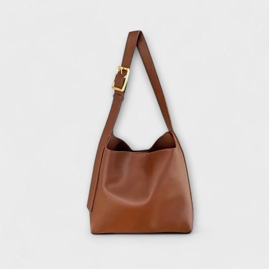 Nora. – Elegante Schultertasche aus Leder