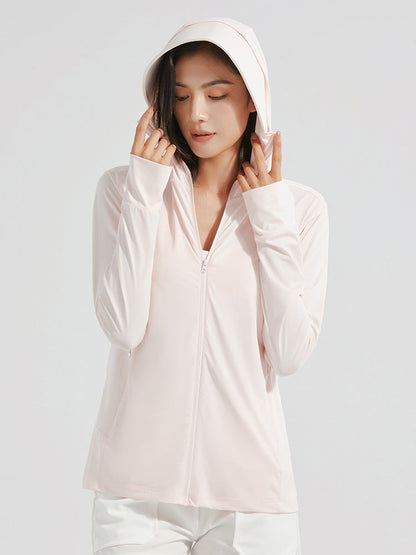 UV-Schutz Kapuzenjacke mit Abnehmbarem Gesichtsschutz – Perfekt für den Sommer