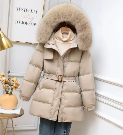 Wasserabweisende Winterjacke mit Abnehmbarer Kapuze und Warmem Futter | Ideal für den Winter
