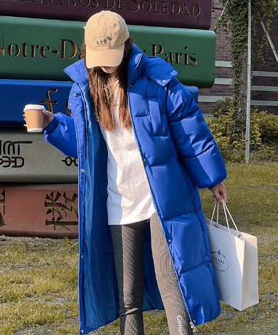 Warme Winterjacke mit Abnehmbarer Kapuze und Reißverschlusstaschen | Ideal für den Winter