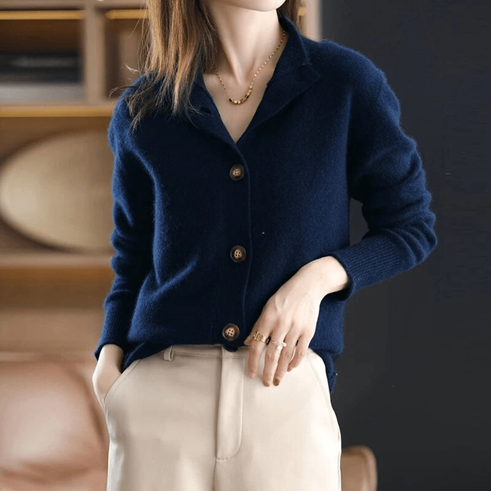 Lucia - Luxuriöser Cashmere Cardigan