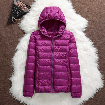 Nord - Neue Jacke mit weißen Entenfedern
