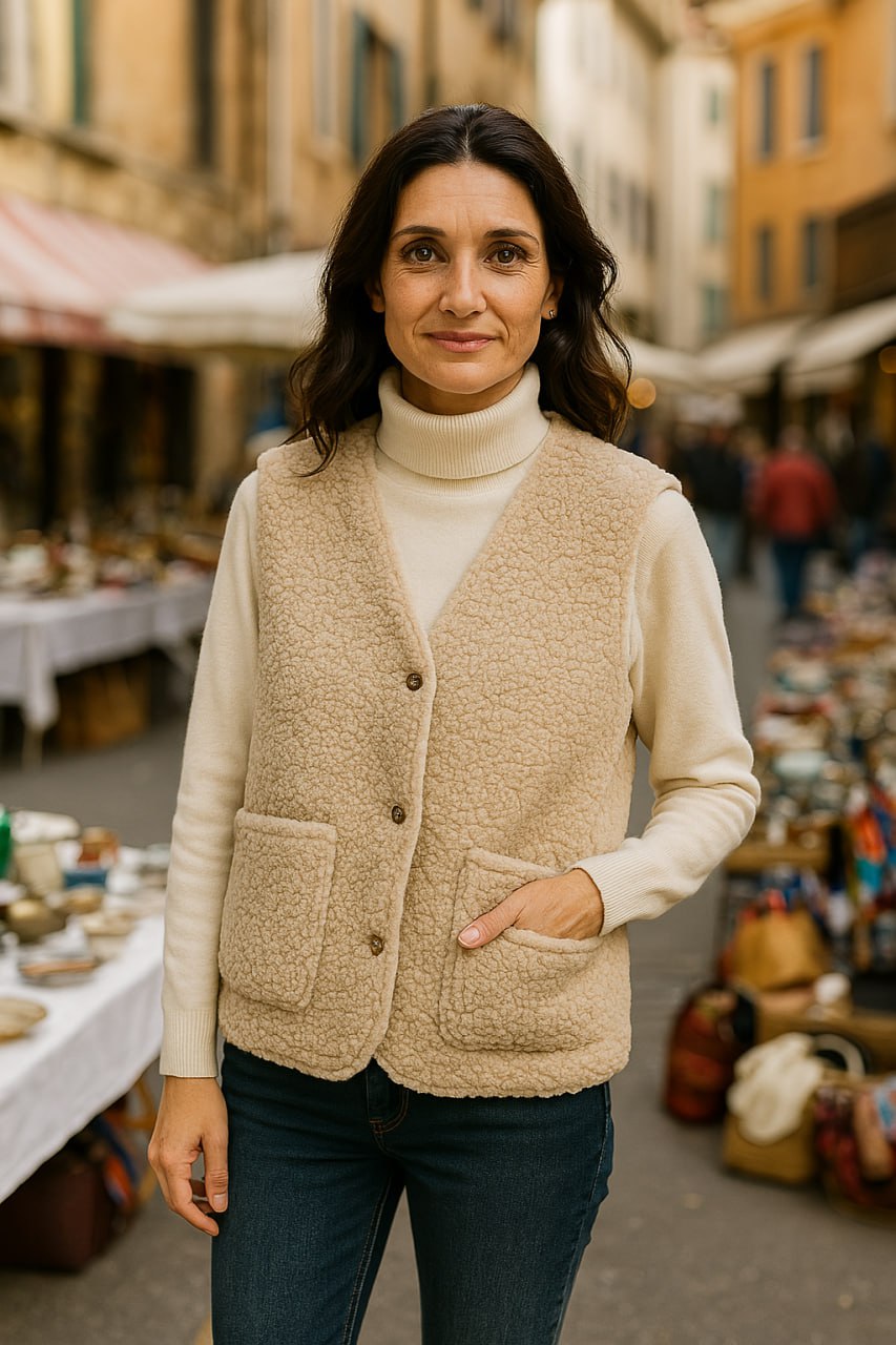 Britta – Weste für Übergangszeiten